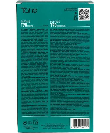 Tahe Peptide T98 Anti-hair loss densifying pack with Multi-peptides: Concentrate 50 ml + Peptide T98 Shampoo 300 ml - Buy Online on GoSupps.com