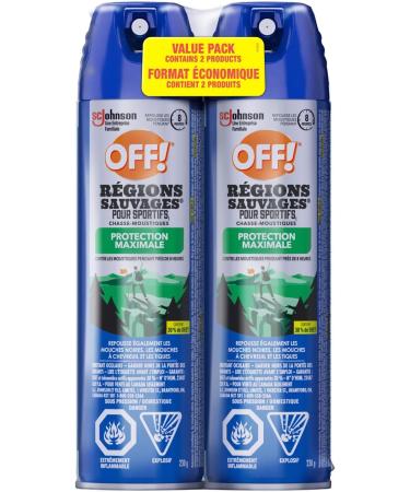 OFF Deep Woods Insect and Mosquito Repellent for Sportsmen Bug Spray for Camping Bug Repellent Safe for Clothing 230 g 2pk (Packaging May Vary) - Buy Online on GoSupps.com