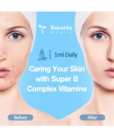 15-in-1 Liposomal Vitamin B Complex Pro B Complex Drops with Vitamin B1 B2 B3 Niacinamide Choline B5 B6 B7 Biotin Inositol Folate B12 Zinc Lutein Zeaxanthin Taurine Vitamin C 2 fl oz - Buy Online on GoSupps.com