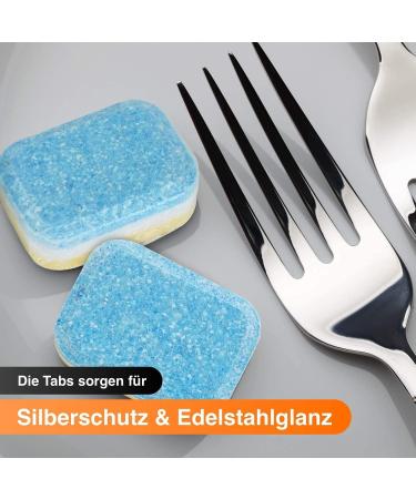 Redfox24 Premium Dishwasher Tabs - 200 Water-Soluble Tabs (4kg) | 12 Functions & Superior Dish Cleaning - Buy Online on GoSupps.com