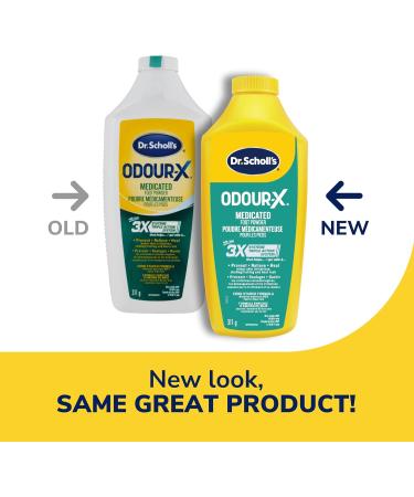Dr. Scholl's Odour Destroyers Medicated Foot Powder 311 g & Odour-X Sneaker Treater Spray 133g Health Personal Care + TEXTILE_DEODORIZER 070847018919 - Buy Online on GoSupps.com