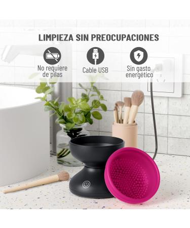 USB Makeup Brush Cleaner - Fast & Easy Makeup Brush Cleaning | Compact Black Design - Buy Online on GoSupps.com