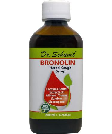 BRONOLIN Herbal Cough Syrup - 100% Natural Ingredients | 6.76fl.oz - Buy Internationally - Buy Online on GoSupps.com