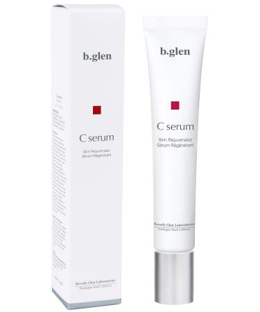 b.glen Pure Vitamin C Serum 0.51 Fl.Oz. | Multi-Functional Serum with Ascorbic Acid. Minimizes Pore Size Brighter Skin Anti-Wrinkles Fade Acne scars and Redness