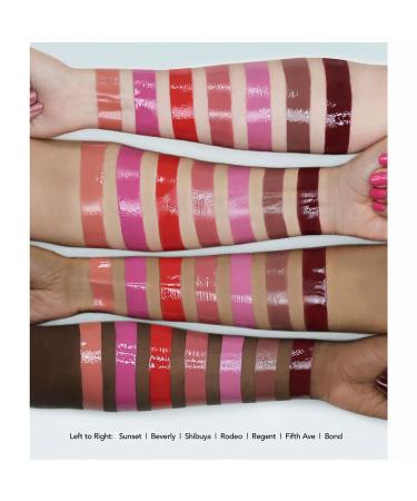 Jouer High Pigment Lip Gloss - Warm & Cool Shades - Full Coverage Color - Vegan Friendly - Warm Medium Rose/Rodeo - Buy Online on GoSupps.com