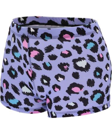 Rosdeer Little Girls' Shiny Gymnastics Shorts - Purple (Ages 2-14) - Buy Online on GoSupps.com