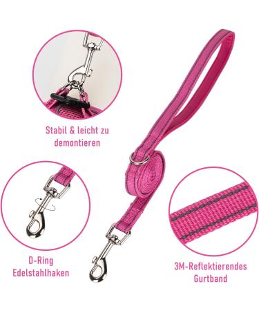 Buy Rose Padded Dog Harness for Small Dogs | Comfortable XS Puppy Harness for Ultimate Safety - Buy Online on GoSupps.com