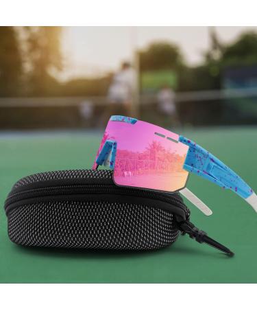 BangLong Polarized UV 400 Cycling Sunglasses with Pink Lens for Men and Women - Buy Online on GoSupps.com