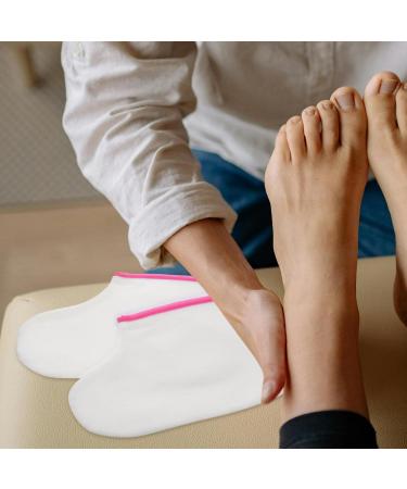 UKCOCO Lot de 2 Couvre-pieds en Coton pour Bain de Paraffine pais avec Bordure Rose R utilisables et Confortables Adapt s aux Soins Thermiques des Pieds en Salon Domicile Kit - Buy Online on GoSupps.com
