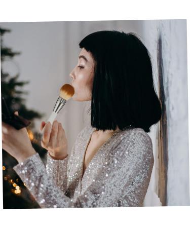 DOITOOL Makeup Brush Foundation Brush Makeup Blush Brush Liquid Highlighter Eyebrow Brush Powder Brush Blush Makeup Brush Liquid Foundation Brush Artificial Fiber Make up White Miss Tool - Buy Online on GoSupps.com