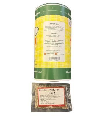 Buy Tellofix Classic Clear Broth (900g) - Plant-Based Vegan & Lactose-Free + 50g Wendler's Herbal Salt | International Shipping - Buy Online on GoSupps.com