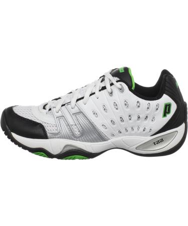 Prince Men's 8P984149-T22 Tennis Shoe 9.5 White/Black/Green - Premium Comfort and Style - Buy Online on GoSupps.com