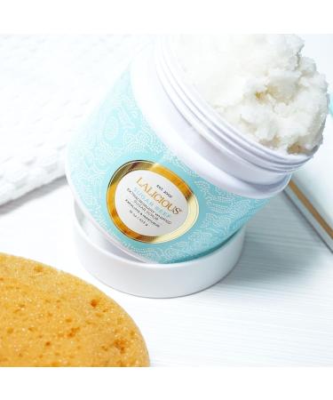 LALICIOUS Sugar Reef Moisturizing Body Scrub - Cane Sugar Body Scrub with Coconut Oil & Honey No Parabens (16oz) - Buy Online on GoSupps.com