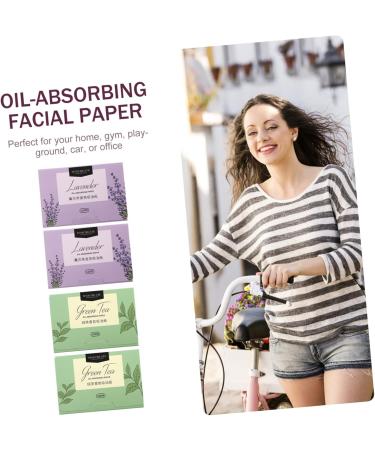 Angoily 4boxes Facial Oil Blotting Paper Tissue Paper for Oily Skin Oil Absorbing Papers Facial Oil Cleaning Paper Skin Care Products Oil-Absorbing Paper Men and Women Face Oil - Buy Online on GoSupps.com