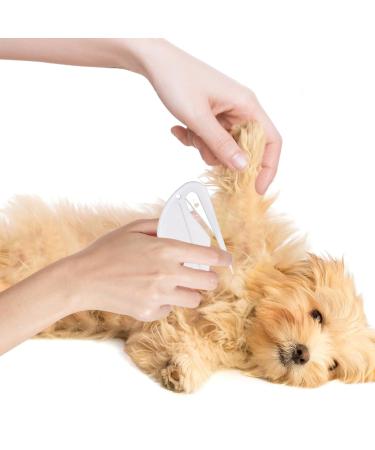 Display Knife Cat - 10-Piece Knot Comb Set for Cats | Hair Removal & Massage Tool | Pet Care Brush in White - Buy Online on GoSupps.com