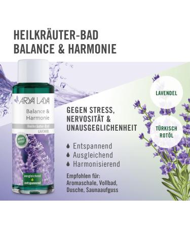Arya Laya Medical Herbs Balance & Harmony 200 ml - Vegan Lavender Extract for Stress Relief & Wellness at Home - Buy Online on GoSupps.com