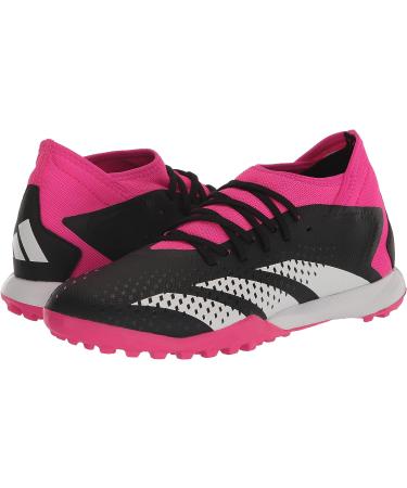 adidas Unisex Accuracy.3 Turf Soccer Shoe - Black/White/Team Shock Pink - Size 8.5 Women/7.5 Men - Buy Online on GoSupps.com