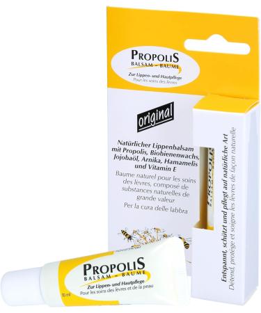 Organic Propolis Lip Balm Tube - Hydrating & Soothing | International Shipping Available - Buy Online on GoSupps.com