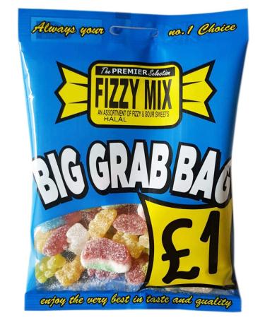 10 x 120g Fizzy Mix Sweets Big Grab Bags Halal Sweets