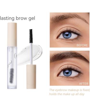  brooksnaji Clear Eyebrow Gel - Lasting Eyebrow Gel Clear Natural Eyebrow Glue | Waterproof Eyebrow Makeup & Propulsion Limp Eyebrow Styling Gel - Buy Online on GoSupps.com