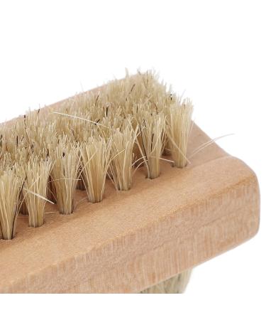 Buy Wooden Nail Brush - Double-Sided Pig Bristle Fingernail & Toenail Cleaner for Manicure & Pedicure | International Shipping - Buy Online on GoSupps.com