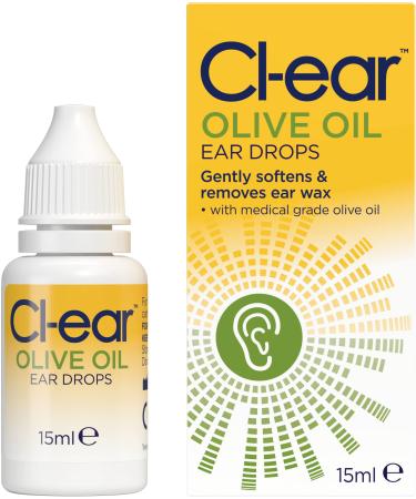 Cl-Ear Olive Oil Ear Drops. Ear Wax Removal. Easy Squeeze Dropper for targeted Application. A Natural and Gentle Way to Treat Problem Ear Wax. Reduces The Need for syringing.15 ml Bottle