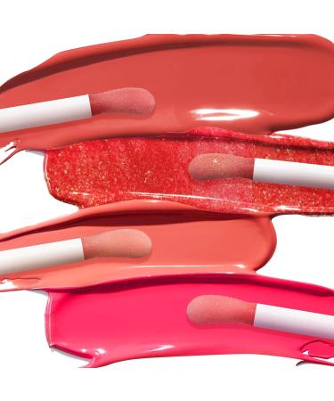LOPHE 4Pcs Plumping Lip Oil Kit Makeup Lip Gloss Set Crystal Jelly Lip Care Oil Long Moisturizing Lip Gloss Tinted Lip Oil Non-Sticky FInish High-Shine 12 Hours Hydrating Dark Liquid Lipsticks 4PCS-B - Buy Online on GoSupps.com