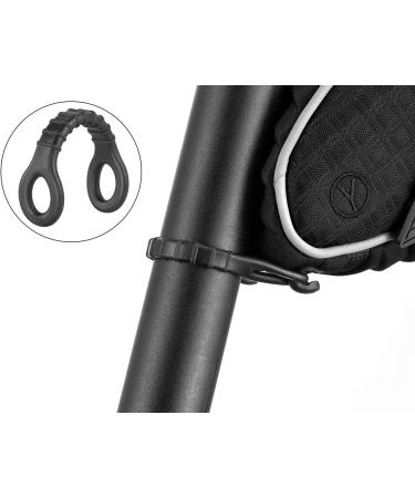 ROCKBROS Bike Seat Bag - 3D Shell Cycling Saddle Pack for Mountain & Road Bikes, Black - Buy Online on GoSupps.com