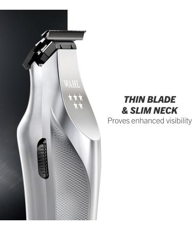 Wahl Cordless Hi-Viz Lithium Trimmer Professional Hair Trimmers Close Trimming Detailing and Outlining Lightweight Ergonomic Diamond-Like Carbon Blades Metal Trimmer Barbers Supplies - Buy Online on GoSupps.com