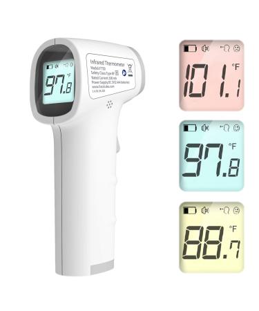 Facelake FT50 Non Contact Thermometer Infrared Fever Monitor Screen Display for Adults Kids Batteries Warranty