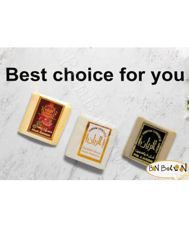 3 Pcs Islamic Fragrance Perfume Jamid Solid Musk 3 Different Natural Fragrance Arabic Perfume Free Arabian Islamic Cube Halal  - Buy Online on GoSupps.com