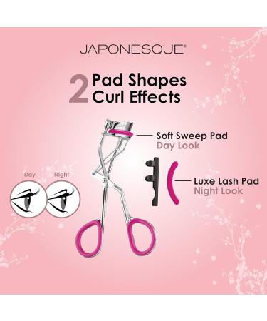 Buy JAPONESQUE Day & Night Eyelash Curler - Unique Dual Lash Pads for Perfect Curl Effects | International Shipping - Buy Online on GoSupps.com