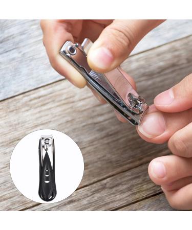 FOMIYES 1 Nail Trimming Set Manicure Tools Professional Pedicure Tool Nail Trimmer Set Stainless Steel Nail Clippers Trimmer for Men Nail for Men Nail Trimming Kit Toenail 13X7.8cm Black - Buy Online on GoSupps.com