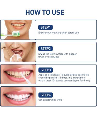 Tooth Paint Whitening Gel - Instant Stain Remover for Brighter Teeth (2pcs) - Buy Online on GoSupps.com