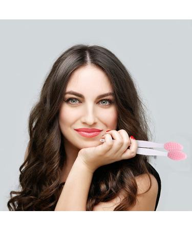 Silicone Lip Scrub Brush Set for Smoother, Fuller Lips - Exfoliating Double-Sided Lip Scrubber Tool (4 Colors, 4 PCS) - Buy Online on GoSupps.com
