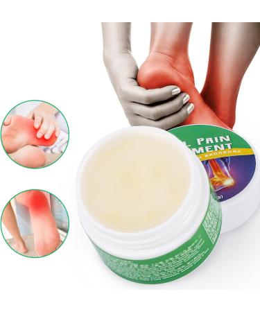 Heel Pain Ointment Foot Repair Cream Heel Discomfort Ointment Non-Greasy Soothing and Relaxing Formula 23g for Home Injuries - Buy Online on GoSupps.com