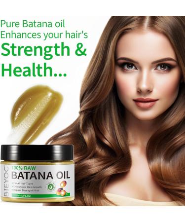 Raw Batana Oil for Hair Growth Natural Batana Oil Organic Cold Press Hair Oil for Men & Women 120G - Buy Online on GoSupps.com