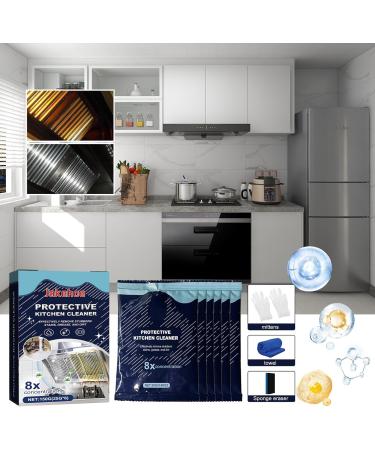 M.O.Fnew Heavy Duty Oil Cleaner M.O.F Protective Kitchen Cleaner Kitchen Helper Cleaning Powder Powerful Kitchen All Purpose Cleaning Powder (2pcs) - Buy Online on GoSupps.com