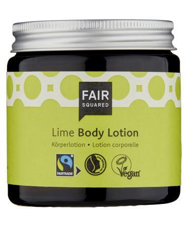 Fair Squared - Lime Body Milk 100ml - Rich in Natural Vitamins and Minerals - Antioxidants and Essential Fatty Acids for Softness and Youth of the Skin
