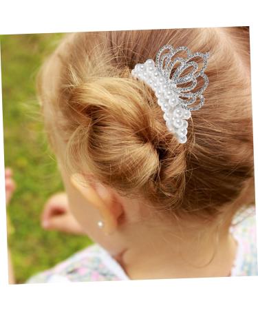 minkissy Hair Accessories Girls Hair Ties Pearl Crown Hair Ties Elastic Ponytail Holder Little Girl Hair Ties Elastic Hair Tie for Girl Pearl Hair Ties South Korea Child Alloy Pearl Beads - Buy Online on GoSupps.com