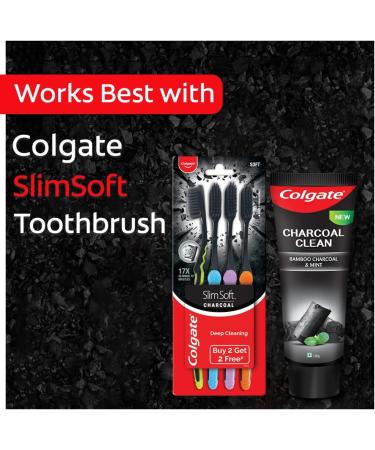 Colgate Charcoal Clean Toothpaste - Bamboo Charcoal and Mint 120g - Buy Online on GoSupps.com