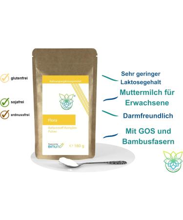 Vitaragna Bimuno Flora Fiber Complex with GOS Powder - 180g for Gut Health & Intestinal Balance | Ideal for Adults - Buy Online on GoSupps.com