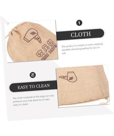 Ipetboom 2pcs for Air Home Draw Stuff Tool Fabric Bathroom Pouch Hairdryer Hair Hotel Soft Organizer - Buy Online on GoSupps.com