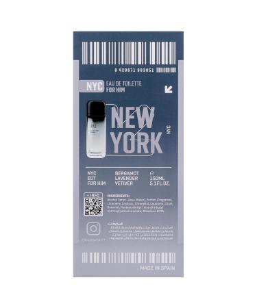 Dicora Urban Fit NYC Cologne for Men - Notes of Bergamot Tangerine Lavender and Tonka Beans - Evokes Sophistication - 5.07 oz EDT Spray - Buy Online on GoSupps.com