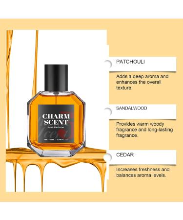 lisade Men's Charm Scent Perfume Cedarwood Long-lasting Fragrance Pheromone Oil for Men To Attract Women Pheromone Perfume for Man Pheromone Essential Oil (1 PCS) - Buy Online on GoSupps.com