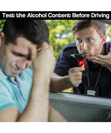 GREENWON Digital Breathalyzer Keychain Alcohol Tester with LCD Display - Portable Audible Alert Detector for Personal Use in GD/Black - Buy Online on GoSupps.com