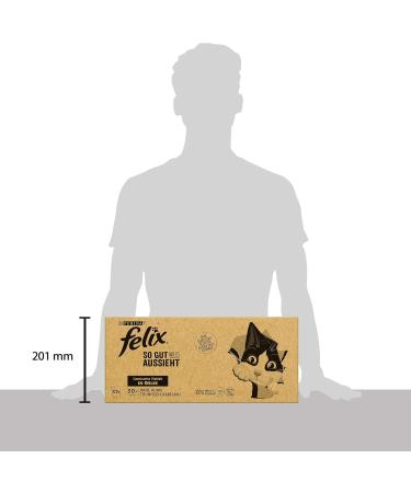 Felix Katznass Fodder Mixed Variety with Cod - 120x85g - Premium Cat Food - Buy Online on GoSupps.com