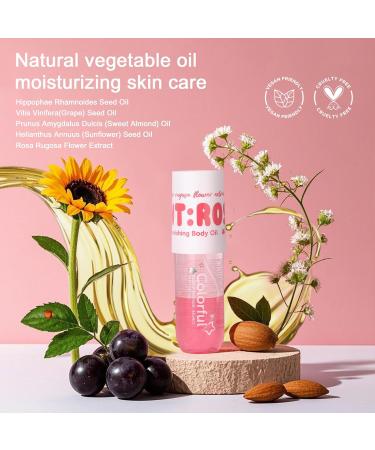 Nourishing Skin Essence Oil Half Botanical Extracts Locks Moisture Smooths Dryness Half Plant Essence Water Deep Hydration Firms Skin. Classic Rose Scent. - Buy Online on GoSupps.com
