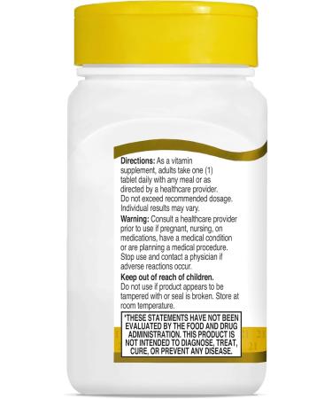 21st Century Vitamin B-Complex with Zinc Tablets 6 Count (4 Pack) - Buy Online on GoSupps.com