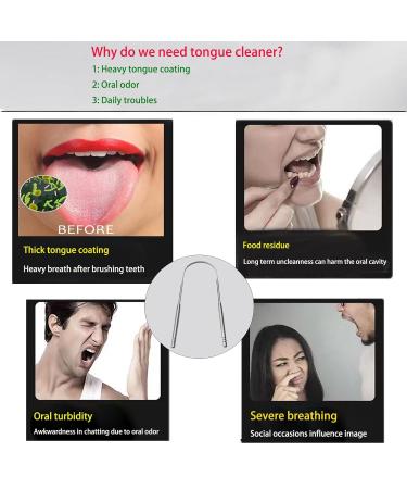 2-in-1 Tongue Cleaner - Best Tongue Scraper for Adults | Eliminate Bad Breath & Refresh Your Mouth - Buy Online on GoSupps.com